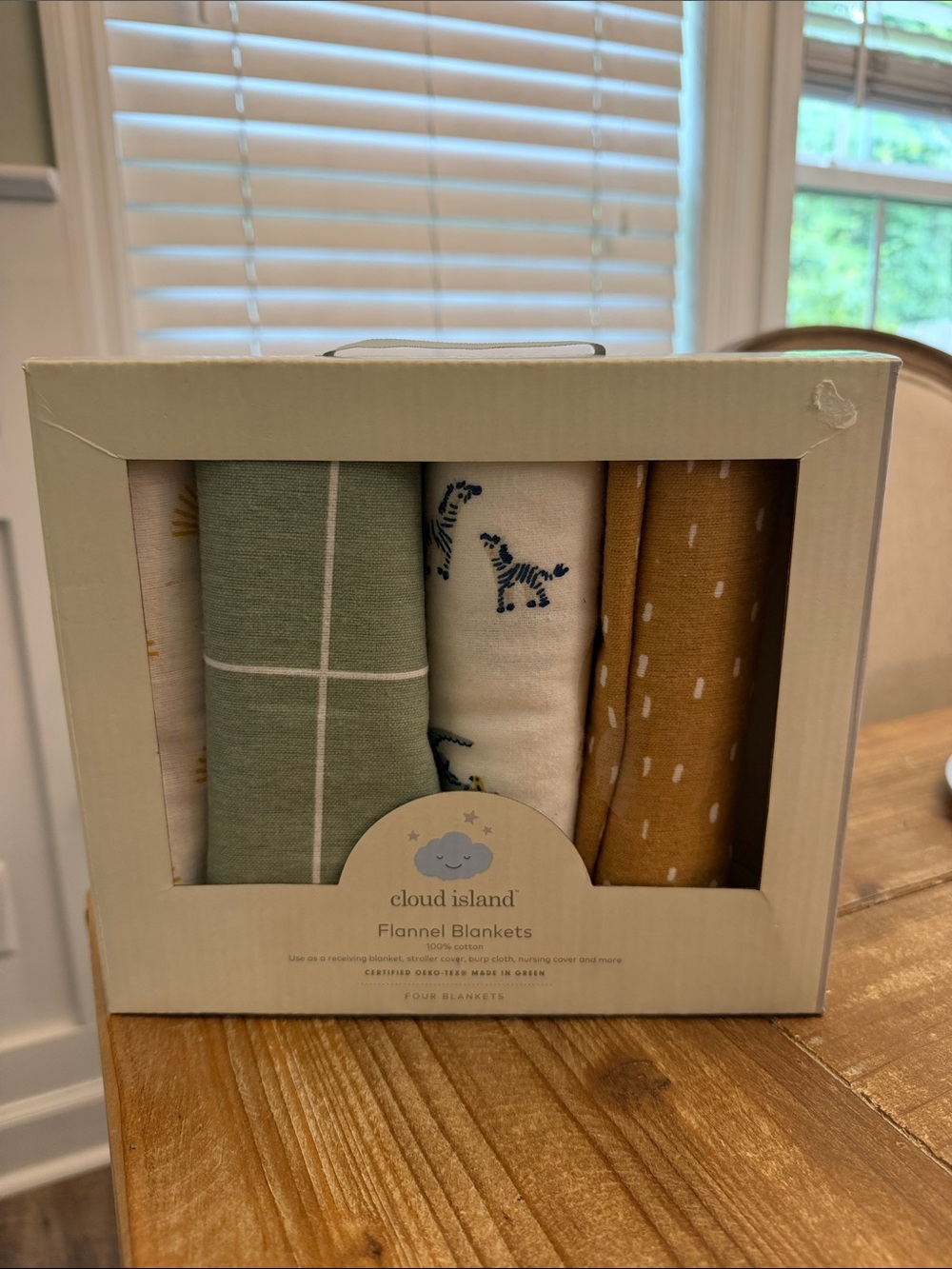 cloud island Baby Blanket Set of 4